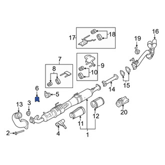 Ford OE - Exhaust System Hanger Bracket