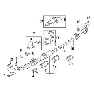 Ford OE - Exhaust System - Exhaust Components (6.7L)