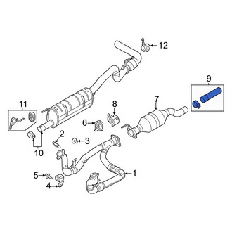 Ford OE - Exhaust Pipe