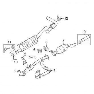 2022 Ford F-350 Exhaust - Manifolds, Mufflers, Clamps | CARiD