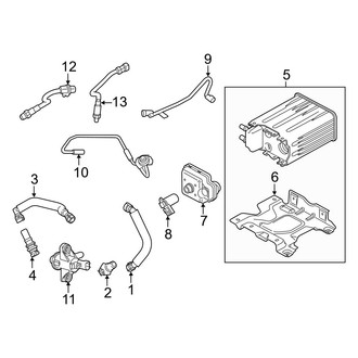 Ford OE - Emission System - Emission Components (Regular Cab / SuperCab / Crew Cab 6.2L)