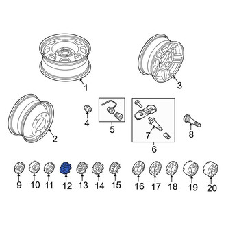 Ford OE - Wheel Cap