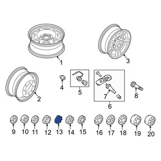 Ford OE - Wheel Cap