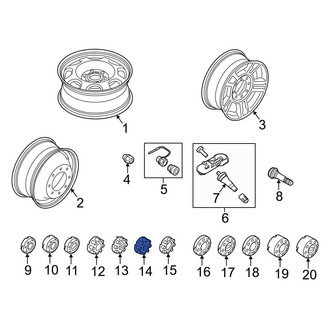 Ford OE - Wheel Cap
