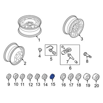 Ford OE - Wheel Cap