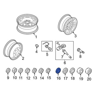 Ford OE - Wheel Cap