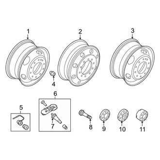 Ford OE - Wheels (19.5"), (Regular Cab / SuperCab / Crew Cab)
