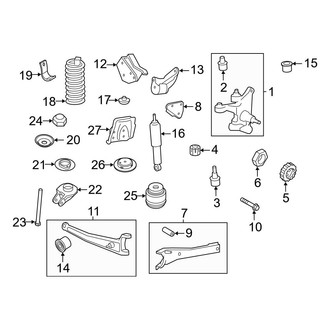 Ford OE - Front Suspension - Suspension Components (Regular Cab / SuperCab / Crew Cab RWD)