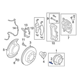 Ford OE - Front Wheel Lug Stud