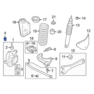 Ford OE - Front Alignment Camber Adjusting Eccentric
