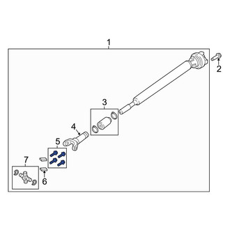 Ford OE - Drive Shaft Flange Yoke Bolt