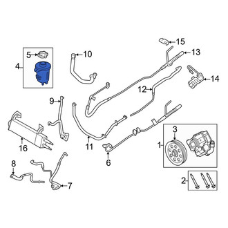 Ford OE - Power Steering Reservoir