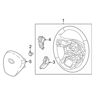 Ford OE - Steering Wheel & Trim (Vinyl), (Regular Cab / SuperCab / Crew Cab)