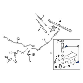 Ford OE - Washer Fluid Reservoir Clip