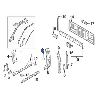 Ford F-150 Lightning Pillars | Assemblies, Door Jambs, Braces — CARiD.com