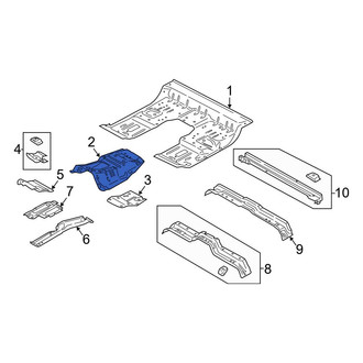Ford OE - Front Inner Floor Pan