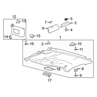 Ford OE - Bumper Face Bar Mount Nut