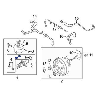 Ford OE - Brake Master Cylinder Nut