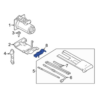 Ford OE - Floor Jack Handle Bracket