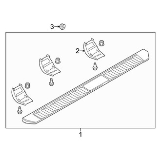 Ford OE - Cab - Running Board (Production, Platform), (SuperCab)