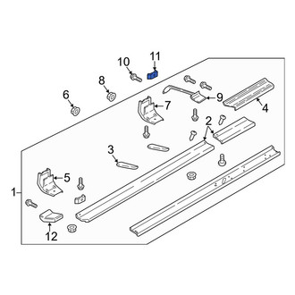 Ford OE - Rear Running Board Nut