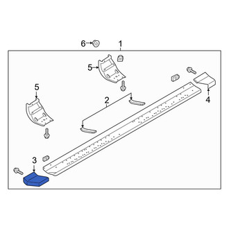 Ford OE - Running Board End Cap
