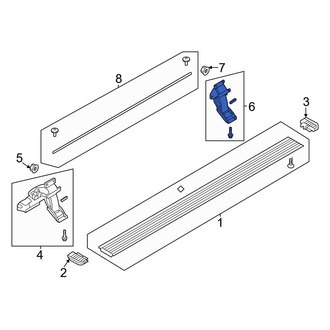 Ford OE - Rear Right Running Board Mounting Bracket