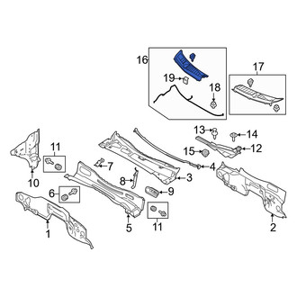 Ford OE - Front Right Cowl Cover