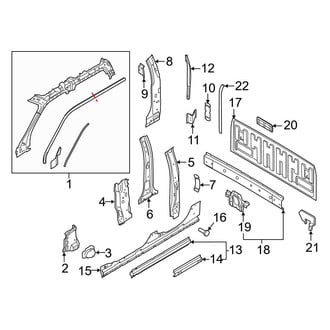 Ford OE - Cab - Back Panel (Crew Cab)