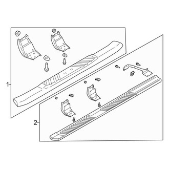Ford OE - Cab - Running Board (Accessory), (Crew Cab)