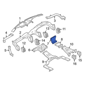 Ford OE - HVAC Duct Adapter