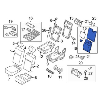 Ford OE - Front Seat Armrest