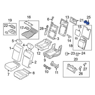 Ford OE - Seat Armrest Cup Holder