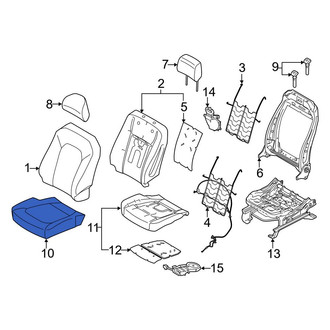 Ford OE - Front Left Seat Cover