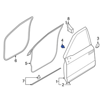Ford OE - Rear Door Stop