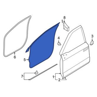 Ford OE - Front Left Inner Door Seal