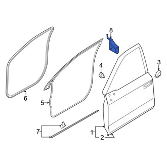 Ford OE - Right Door Shell Insulator