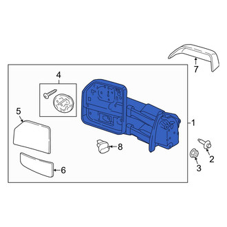 Ford OE - Front Right Door Mirror