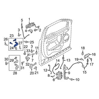 Ford OE - Front Right Upper Door Hinge