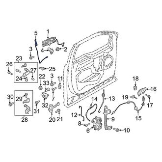 Ford OE - Front Left Keyless Entry Keypad