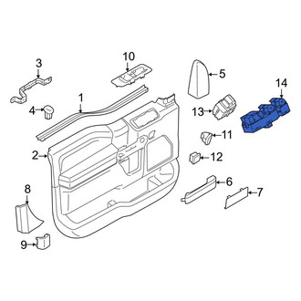 Ford OE - Front Left Door Window Switch