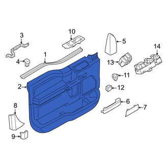 Ford OE - Front Left Inner Door Interior Trim Panel