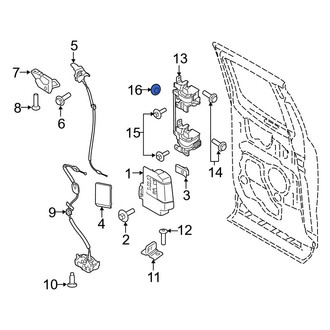 Ford OE - Right Door Hinge Cap