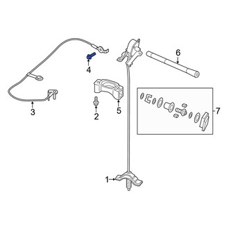 Ford OE - Spare Tire Bolt