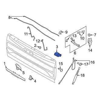 Ford OE - Rear Tailgate Release Switch
