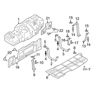Ford OE - Fuel Tank Strap Bolt