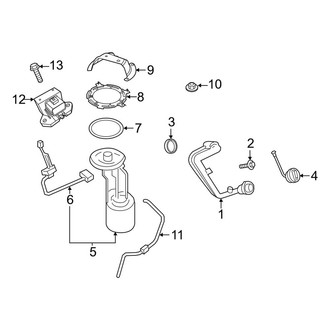 Ford OE - Fuel System Components (Filler & Pump), (6.2L)