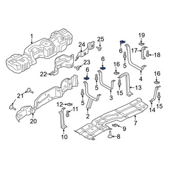 Ford OE - Fuel Tank Strap Nut