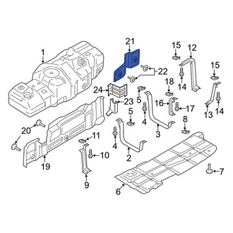 Ford OE - Rear Fuel Tank Shield