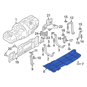 Ford OE - Fuel Tank Skid Plate